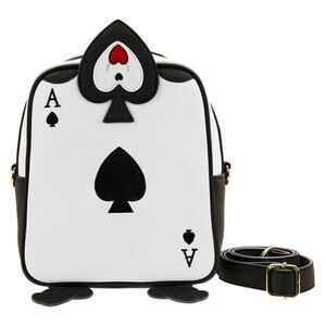 Loungefly Disney Alice in Wonderland Ace of Spades Crossbody Bag